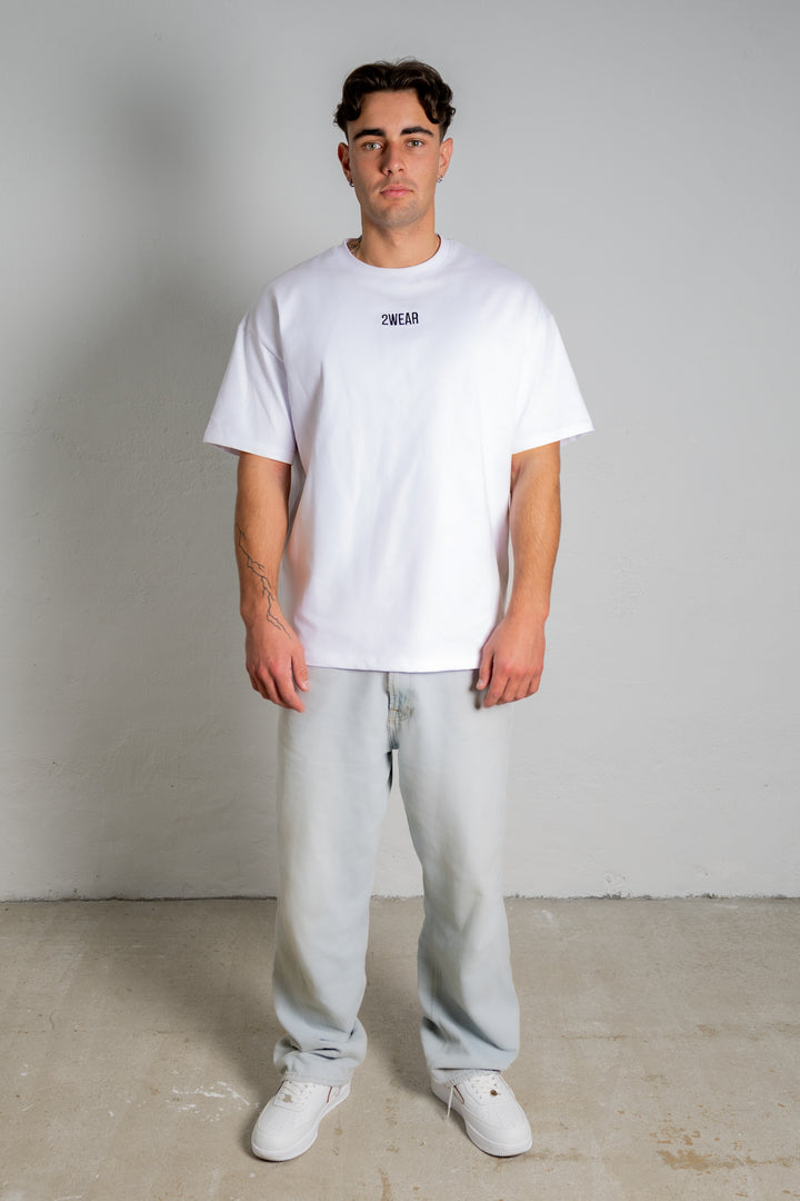 White Base S/S Tee