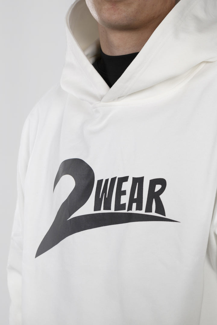 White Big Skate Hoodie
