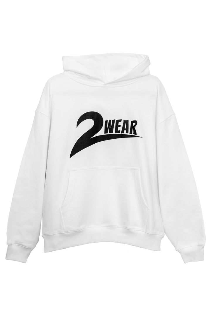 White Big Skate Hoodie